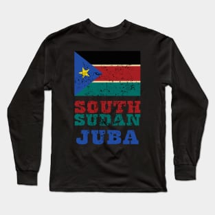 Flag of South Sudan Long Sleeve T-Shirt